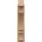 Ekena Millwork 5 1/2-in W x 16-in D x 28-in H Balboa Block Rough Cedar Woodgrain TimberThane Outlooker, Primed Tan OUTUR055X16X28BOA44RCPR - alternate 2